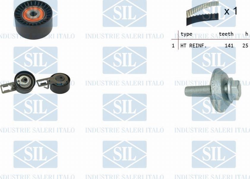 Saleri SIL TK1368 - Kit cinghie dentate autozon.pro