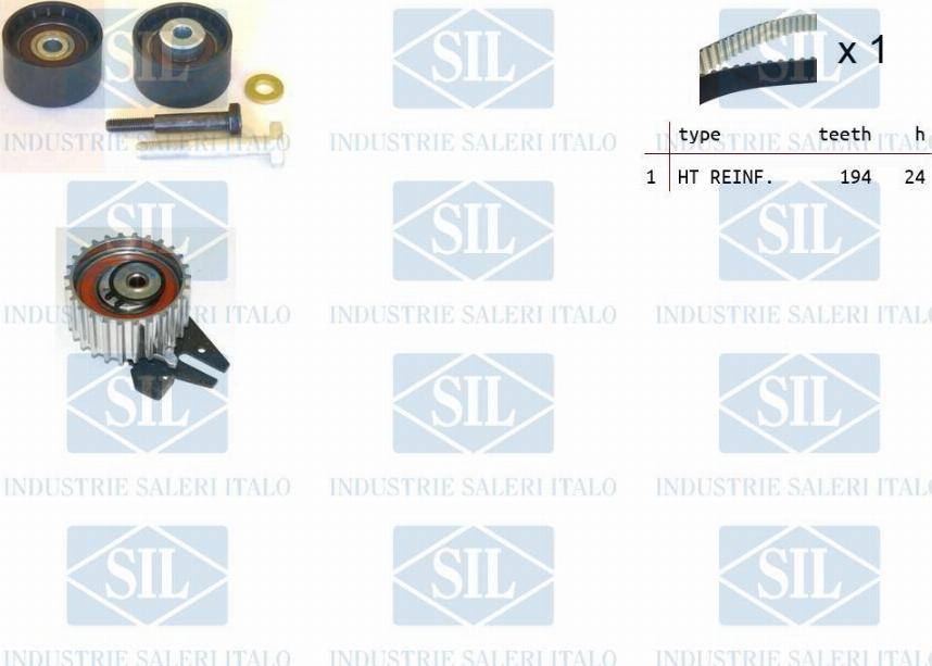 Saleri SIL TK1303 - Kit cinghie dentate autozon.pro