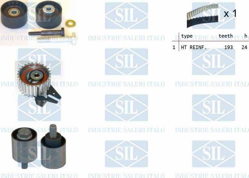 Saleri SIL TK1389 - Kit cinghie dentate autozon.pro