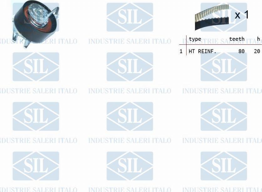 Saleri SIL TK1388 - Kit cinghie dentate autozon.pro