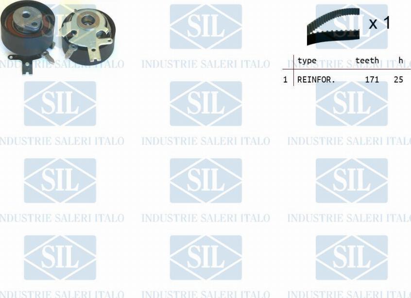 Saleri SIL TK1339 - Kit cinghie dentate autozon.pro