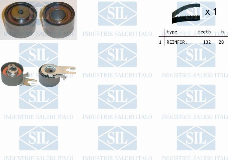 Saleri SIL TK1326 - Kit cinghie dentate autozon.pro