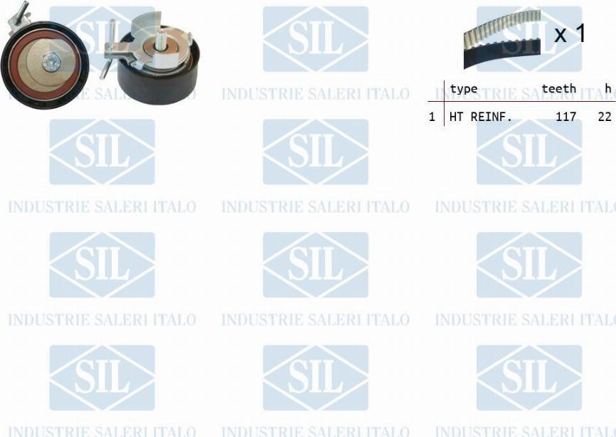 Saleri SIL TK1374 - Kit cinghie dentate autozon.pro