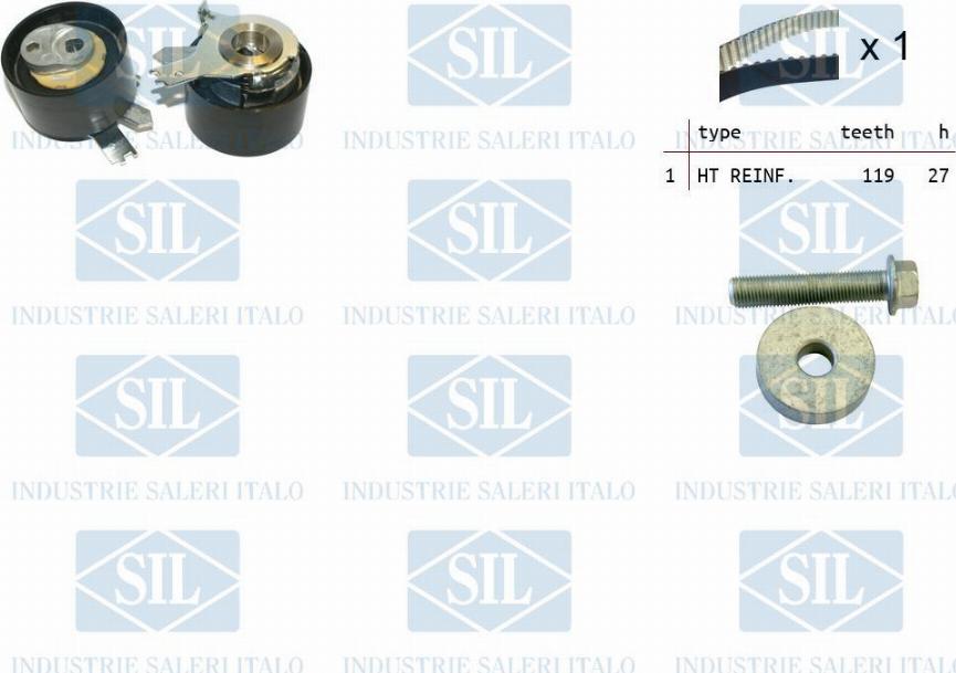 Saleri SIL TK1378 - Kit cinghie dentate autozon.pro