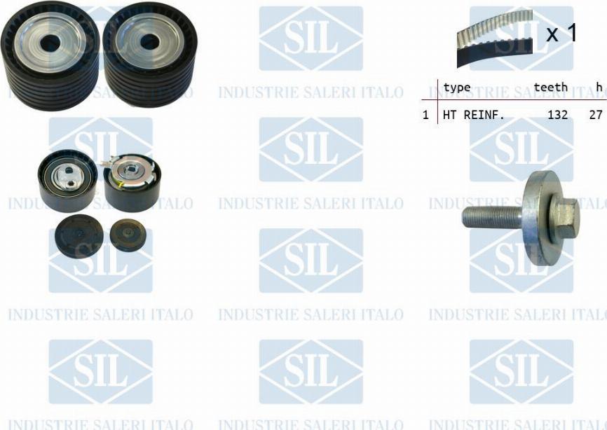 Saleri SIL TK1298 - Kit cinghie dentate autozon.pro