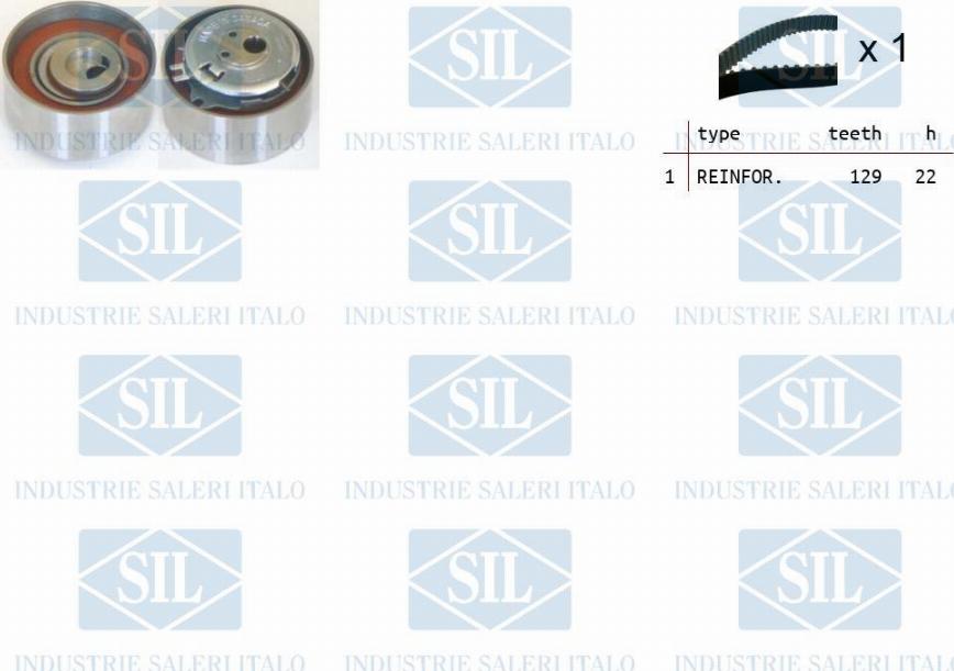 Saleri SIL TK1264 - Kit cinghie dentate autozon.pro