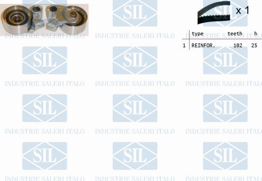 Saleri SIL TK1266 - Kit cinghie dentate autozon.pro