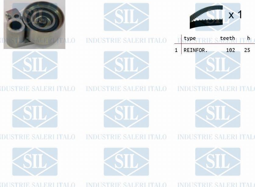 Saleri SIL TK1268 - Kit cinghie dentate autozon.pro