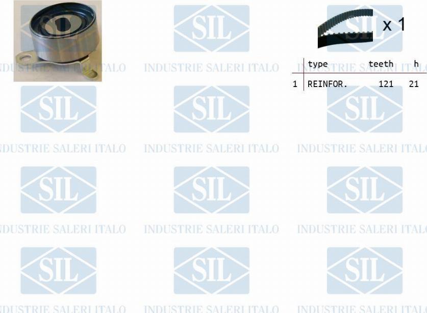 Saleri SIL TK1214 - Kit cinghie dentate autozon.pro