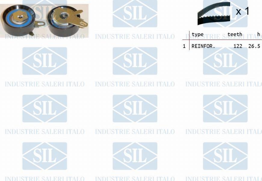 Saleri SIL TK1235 - Kit cinghie dentate autozon.pro