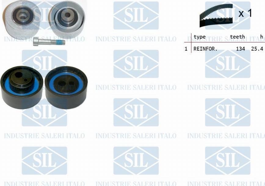 Saleri SIL TK1231 - Kit cinghie dentate autozon.pro