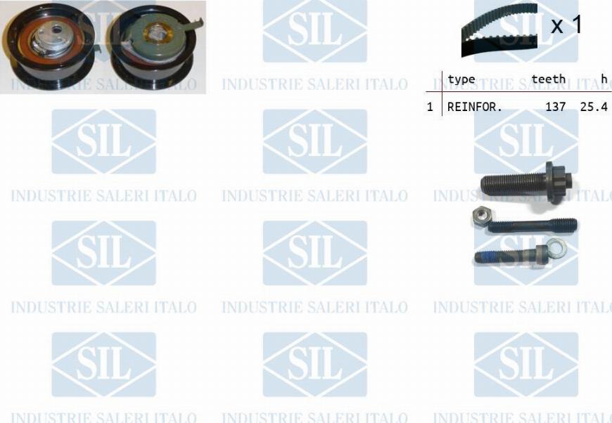 Saleri SIL TK1225 - Kit cinghie dentate autozon.pro