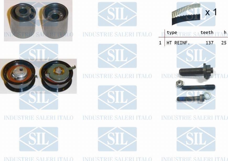 Saleri SIL TK1226 - Kit cinghie dentate autozon.pro