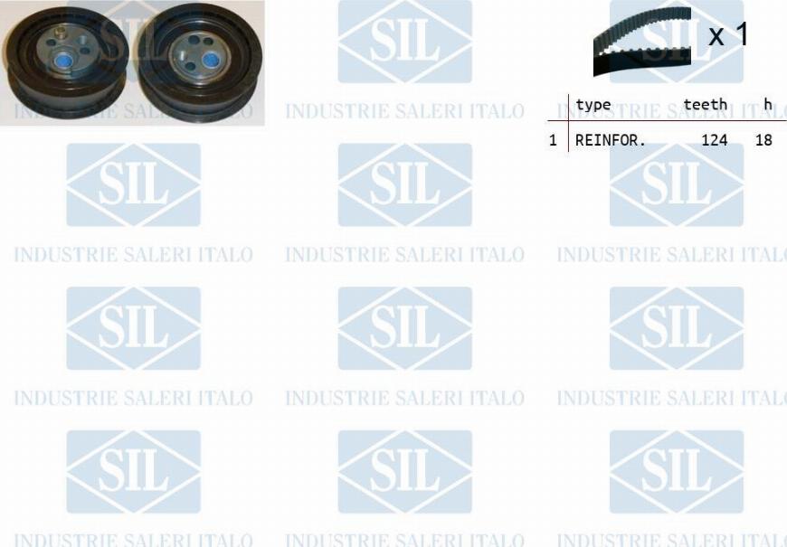 Saleri SIL TK1227 - Kit cinghie dentate autozon.pro