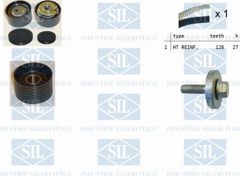 Saleri SIL TK1278 - Kit cinghie dentate autozon.pro