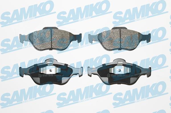 Samko 5SP949 - Kit pastiglie freno, Freno a disco autozon.pro