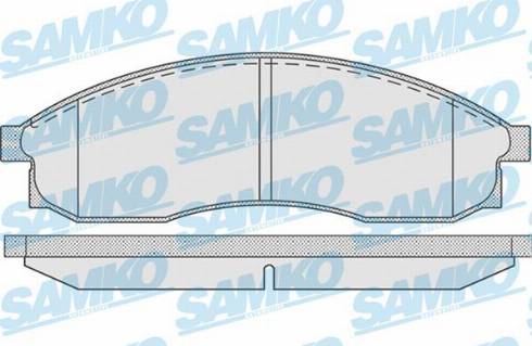 Samko 5SP942 - Kit pastiglie freno, Freno a disco autozon.pro