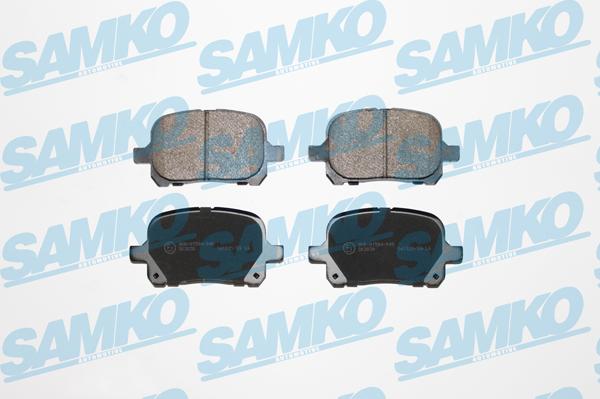 Samko 5SP953 - Kit pastiglie freno, Freno a disco autozon.pro