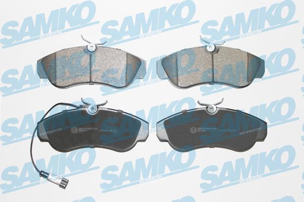 Samko 5SP965 - Kit pastiglie freno, Freno a disco autozon.pro