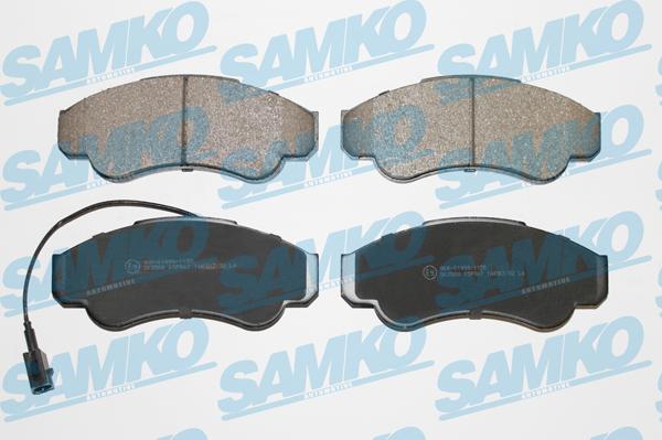 Samko 5SP967 - Kit pastiglie freno, Freno a disco autozon.pro