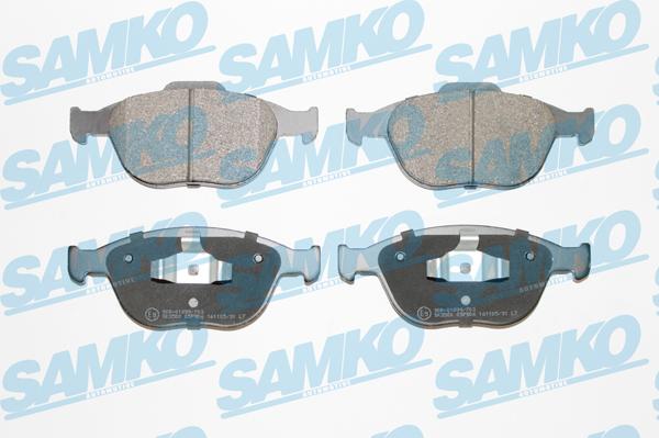 Samko 5SP906 - Kit pastiglie freno, Freno a disco autozon.pro