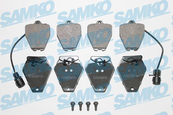 Samko 5SP981 - Kit pastiglie freno, Freno a disco autozon.pro