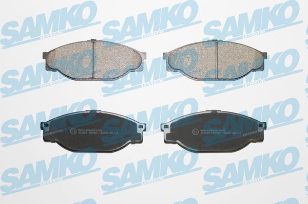 Samko 5SP927 - Kit pastiglie freno, Freno a disco autozon.pro