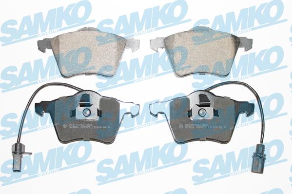 Samko 5SP975 - Kit pastiglie freno, Freno a disco autozon.pro