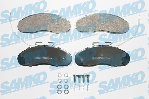 Samko 5SP976 - Kit pastiglie freno, Freno a disco autozon.pro