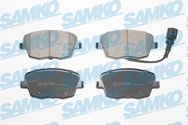 Samko 5SP973 - Kit pastiglie freno, Freno a disco autozon.pro