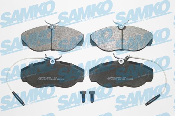 Samko 5SP493 - Kit pastiglie freno, Freno a disco autozon.pro