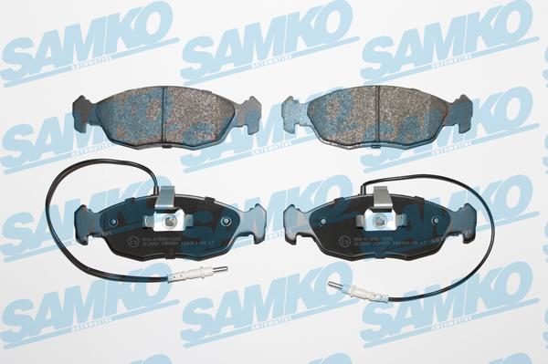 Samko 5SP450 - Kit pastiglie freno, Freno a disco autozon.pro