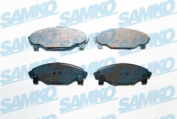 Samko 5SP457 - Kit pastiglie freno, Freno a disco autozon.pro