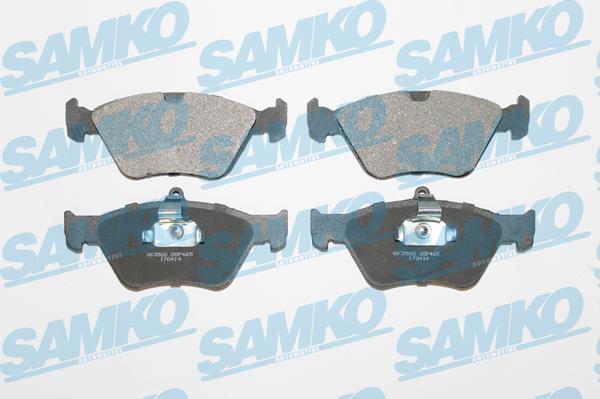 Samko 5SP465 - Kit pastiglie freno, Freno a disco autozon.pro