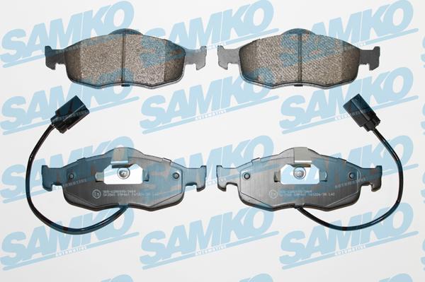 Samko 5SP461 - Kit pastiglie freno, Freno a disco autozon.pro