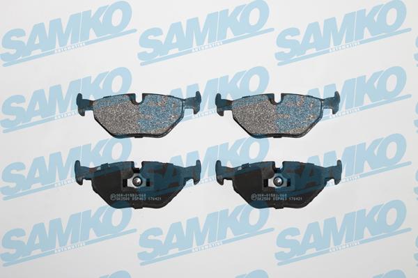 Samko 5SP463 - Kit pastiglie freno, Freno a disco autozon.pro