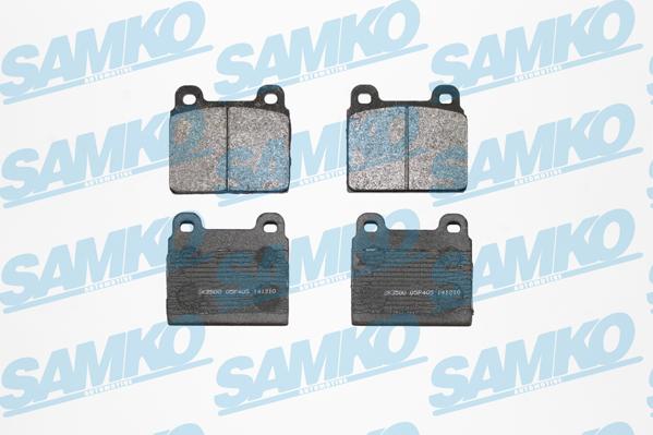 Samko 5SP405 - Kit pastiglie freno, Freno a disco autozon.pro