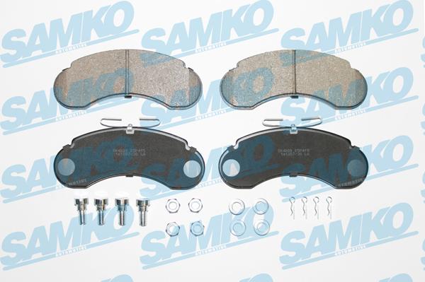 Samko 5SP415 - Kit pastiglie freno, Freno a disco autozon.pro