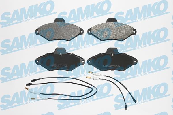 Samko 5SP487 - Kit pastiglie freno, Freno a disco autozon.pro