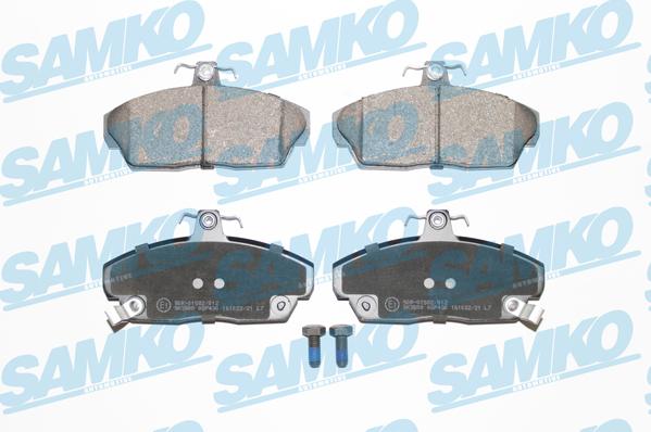 Samko 5SP430 - Kit pastiglie freno, Freno a disco autozon.pro