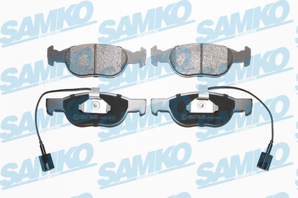 Samko 5SP424 - Kit pastiglie freno, Freno a disco autozon.pro