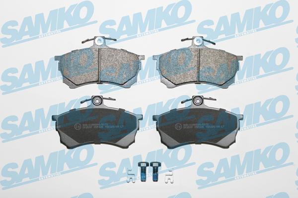 Samko 5SP420 - Kit pastiglie freno, Freno a disco autozon.pro