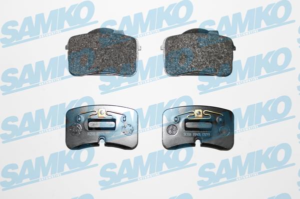 Samko 5SP476 - Kit pastiglie freno, Freno a disco autozon.pro