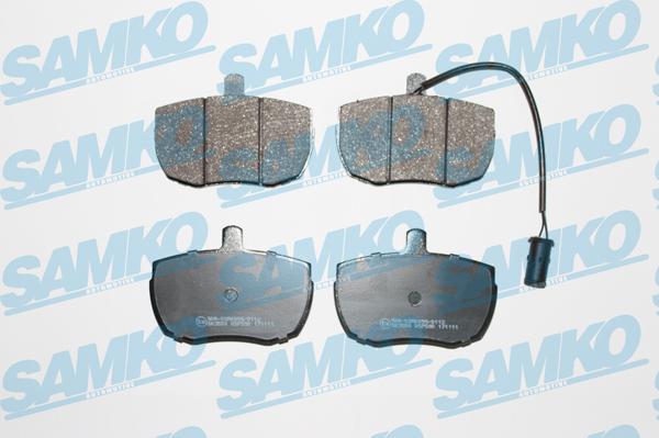 Samko 5SP590 - Kit pastiglie freno, Freno a disco autozon.pro