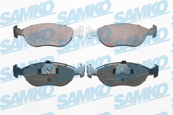 Samko 5SP592 - Kit pastiglie freno, Freno a disco autozon.pro