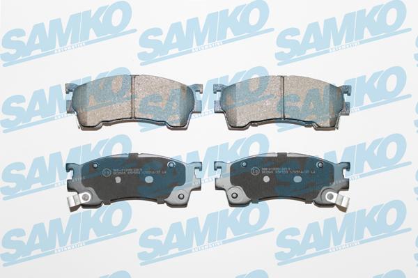 Samko 5SP559 - Kit pastiglie freno, Freno a disco autozon.pro