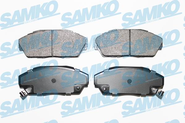 Samko 5SP555 - Kit pastiglie freno, Freno a disco autozon.pro