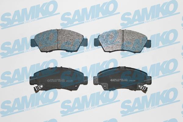 Samko 5SP558 - Kit pastiglie freno, Freno a disco autozon.pro