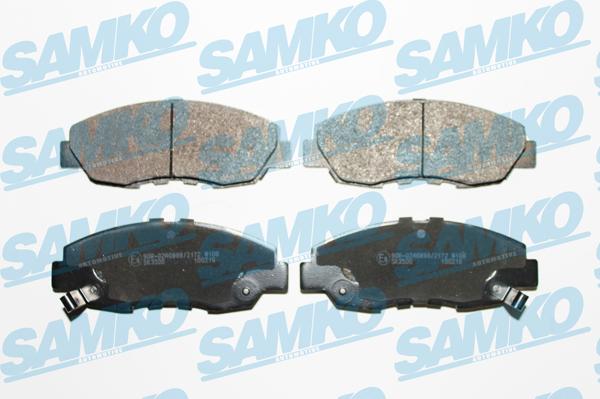 Samko 5SP566 - Kit pastiglie freno, Freno a disco autozon.pro