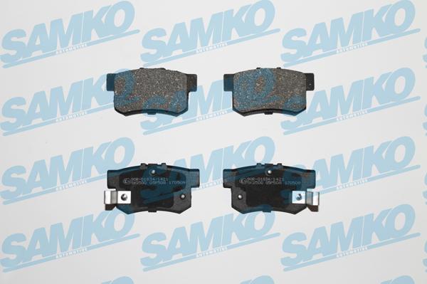 Samko 5SP508 - Kit pastiglie freno, Freno a disco autozon.pro